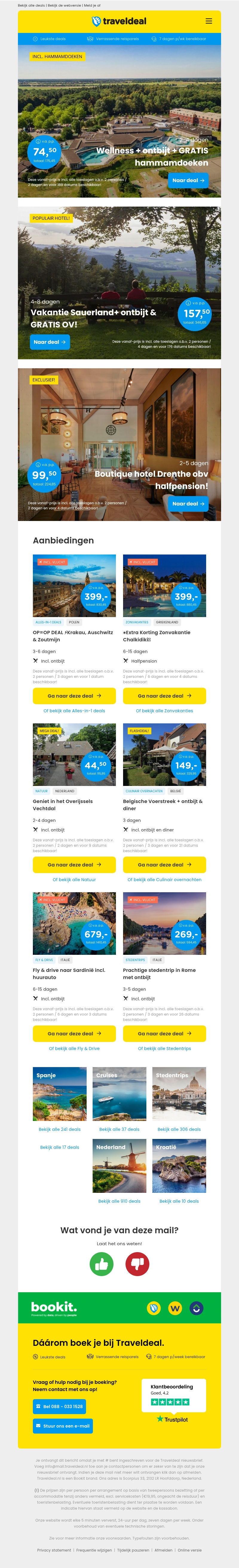 🔥 OP=OP: Thermaalbad Arcen incl. ontbijt & GRATIS extra’s v.a. 74,50 | 4 dgn Sauerland + ontbijt & GRATIS OV v.a. 157,50 p.p.! 🔥 OP=OP: Thermaalbad Arcen incl. ontbijt & GRATIS extra’s v.a. 74,50 | 4 dgn Sauerland + ontbijt & GRATIS OV v.a. 157,50 p.p.!