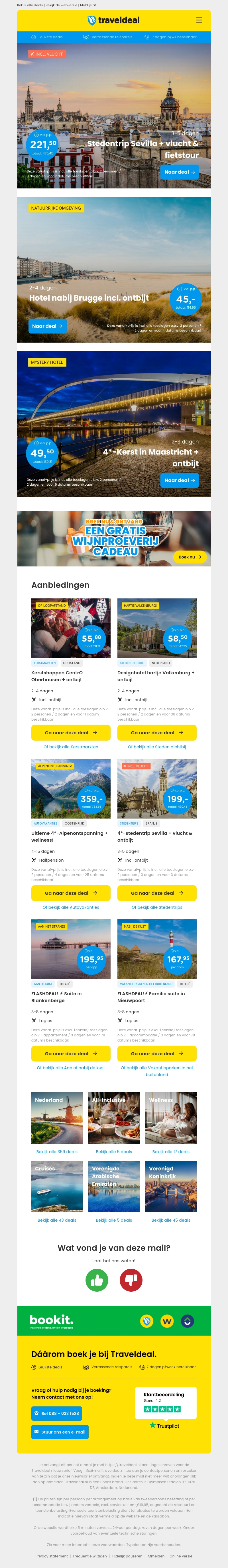 Stedentrip Sevilla + vlucht & fietstour v.a. €221.50 per persoon & meer Stedentrip Sevilla + vlucht & fietstour v.a. €221.50 per persoon & meer