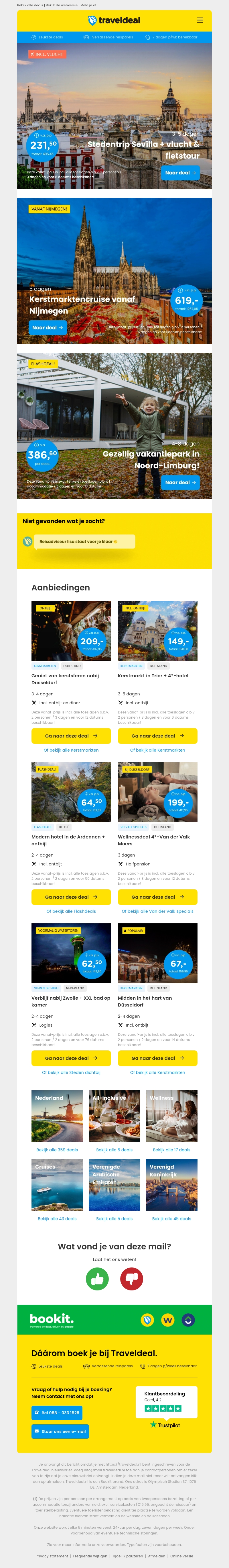 Stedentrip Sevilla + vlucht & fietstour v.a. €231.50 per persoon & meer Stedentrip Sevilla + vlucht & fietstour v.a. €231.50 per persoon & meer