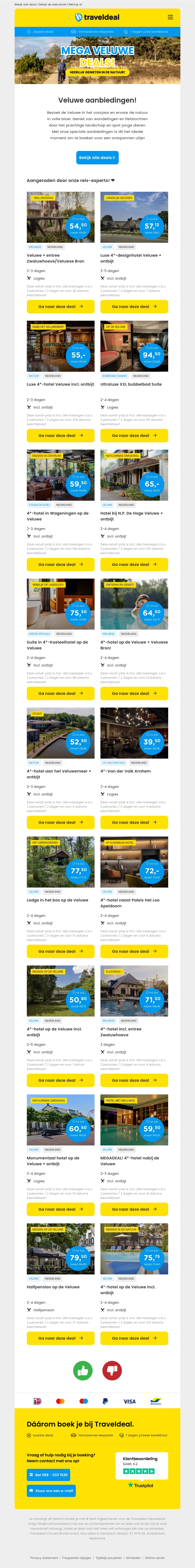 Boek nu: exclusieve aanbiedingen naar de Veluwe! 🌳 Boek nu: exclusieve aanbiedingen naar de Veluwe! 🌳