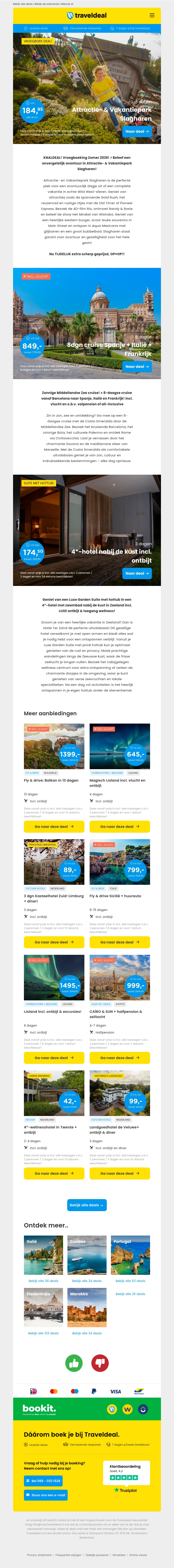 KNALDEAL! Vroegboeking Zomer 2026! ⚡ Vakantiepark Slagharen + ONBEPERKT entree v.a. 184,95 per acco (2 volw + 2 kids!) KNALDEAL! Vroegboeking Zomer 2026! ⚡ Vakantiepark Slagharen + ONBEPERKT entree v.a. 184,95 per acco (2 volw + 2 kids!)