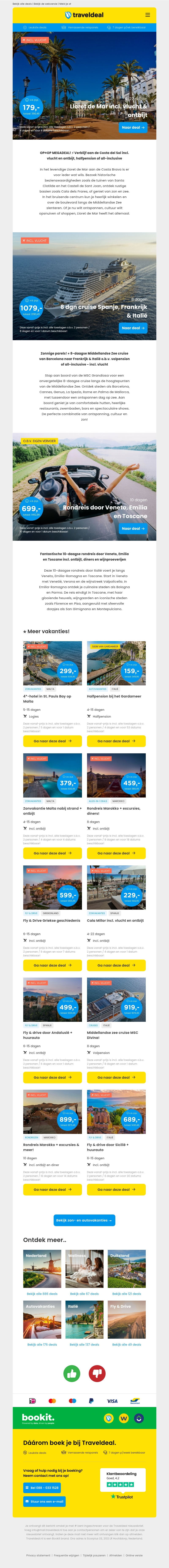 Oh, WOW! 🤯 Vakantie Costa del Sol + vlucht 179 😱 | Cruise Spanje, Italië & Frankrijk 1079 | Rondreis Italië 699 & MEER! Oh, WOW! 🤯 Vakantie Costa del Sol + vlucht 179 😱 | Cruise Spanje, Italië & Frankrijk 1079 | Rondreis Italië 699 & MEER!