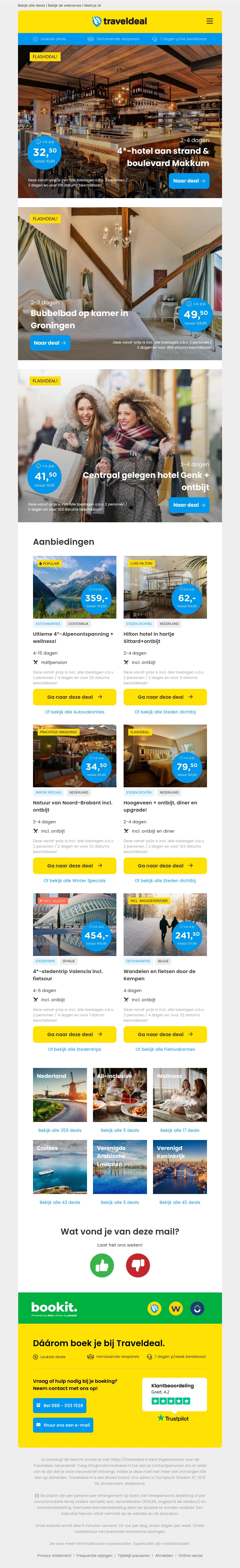 Winter Specials v.a. €32.50 per persoon | Uniek overnachten v.a. €49.50 per persoon & nog veel meer Winter Specials v.a. €32.50 per persoon | Uniek overnachten v.a. €49.50 per persoon & nog veel meer