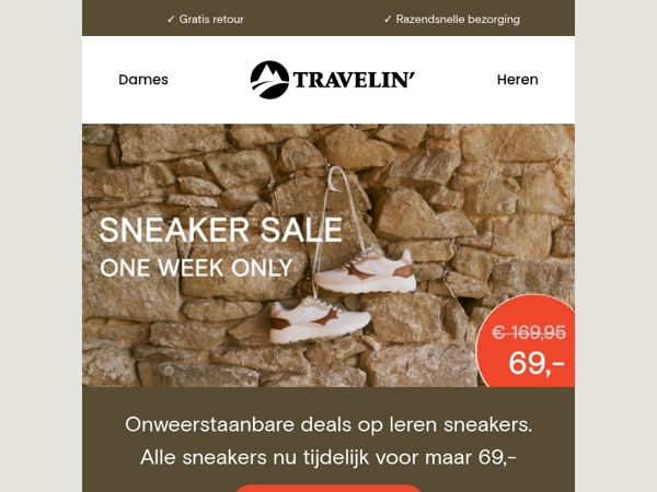 SNEAKER SALE! 🔥 Alleen deze week...