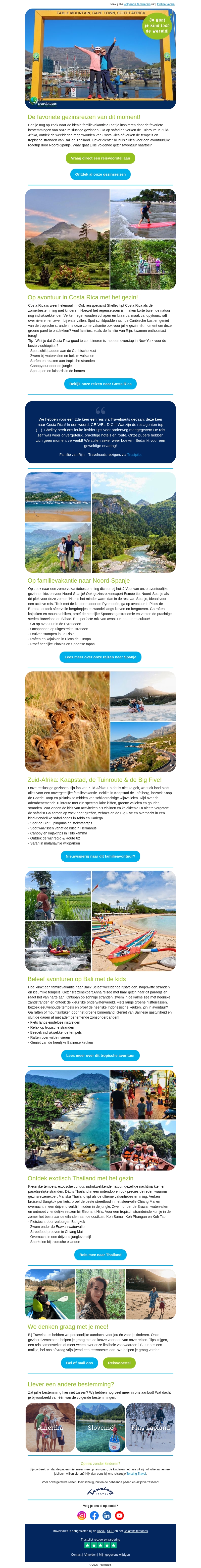 Ontdek de 5 favoriete gezinsreizen van dit moment 🌞 Ontdek de 5 favoriete gezinsreizen van dit moment 🌞