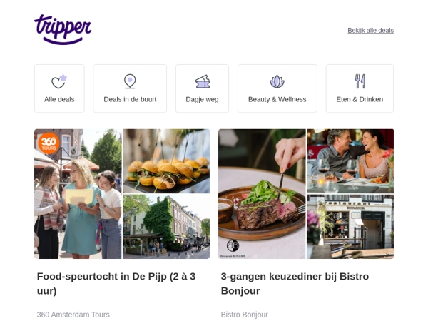 3-gangen keuzediner bij Bistro Bonjour