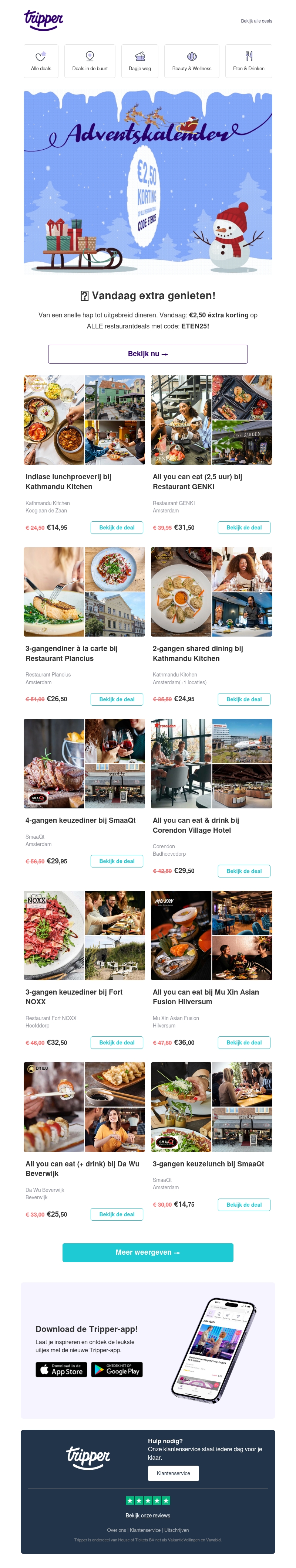 Pak nu β¬2,50 korting op alle restaurants π Pak nu β¬2,50 korting op alle restaurants π