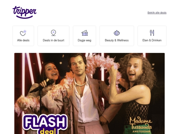 ⚡Flashdeal: nu tijdelijk extra voordeel op Madame Tussauds