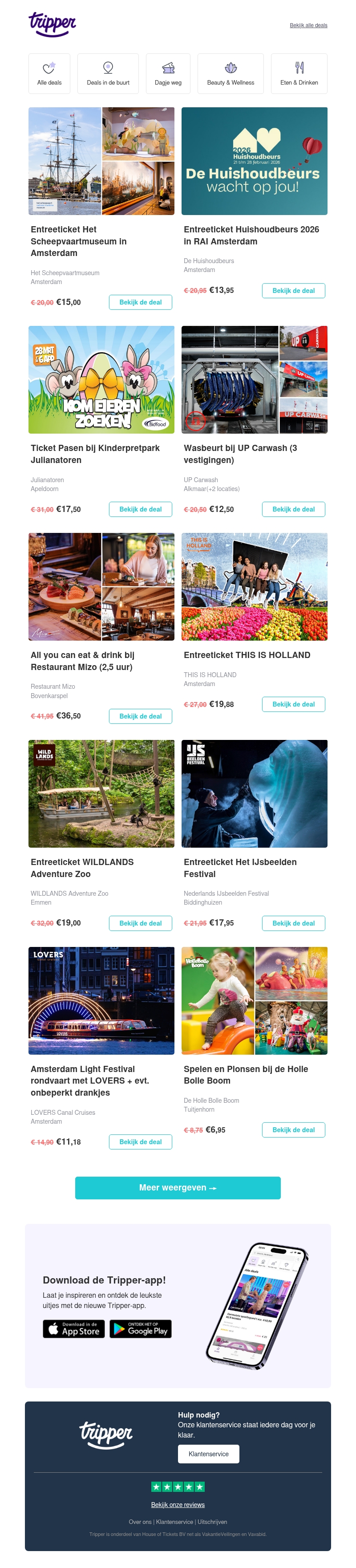 Dit weekend iets leuks doen? Check Tripper! π Dit weekend iets leuks doen? Check Tripper! π