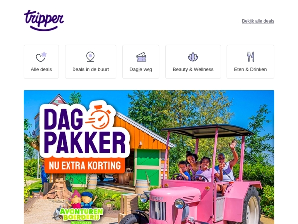 Dagpakker: Avonturenboerderij Molenwaard