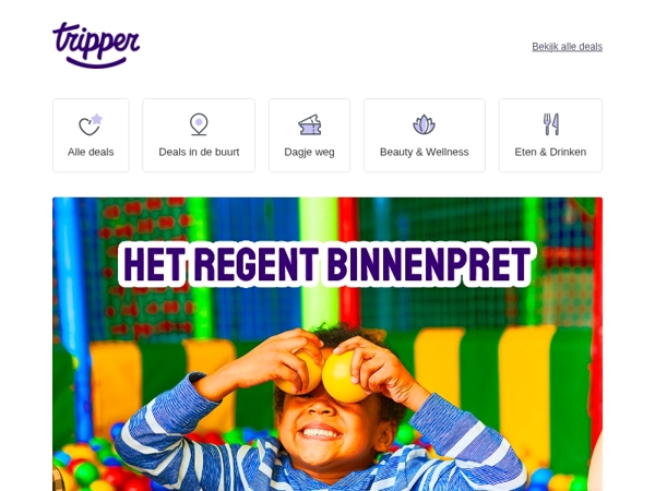 Ga eropuit! Het regent binnenpret-deals