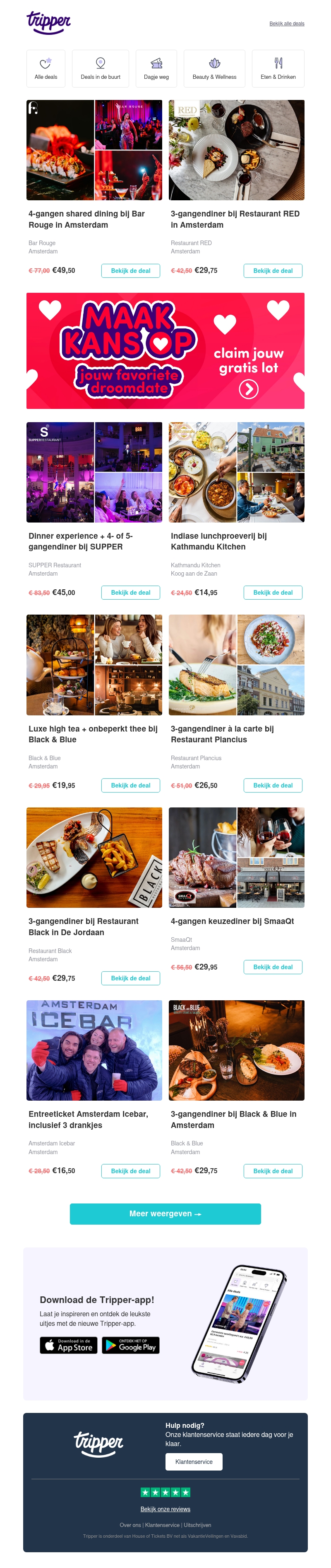 🔥Nieuw! Geniet van shared dining bij Bar Rouge in Amsterdam! 🔥Nieuw! Geniet van shared dining bij Bar Rouge in Amsterdam!