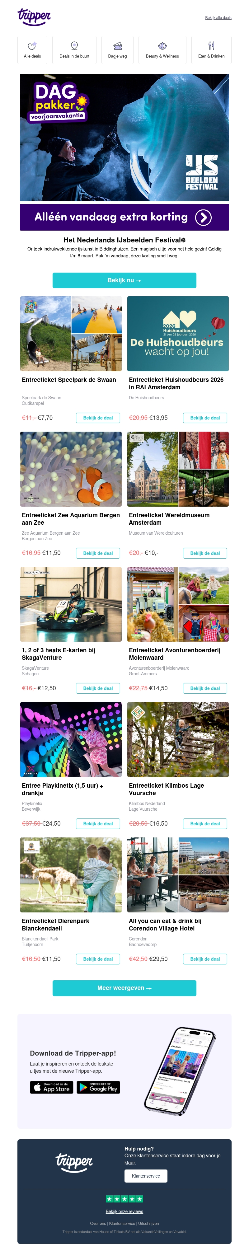 Naar het IJsbeelden Festival? Vandaag éxtra voordelig! ❄️ Naar het IJsbeelden Festival? Vandaag éxtra voordelig! ❄️