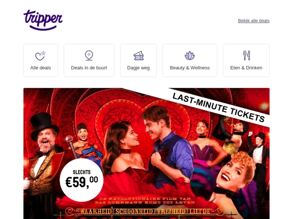 Last-minute! Tickets voor Moulin Rouge! De Musical ✨