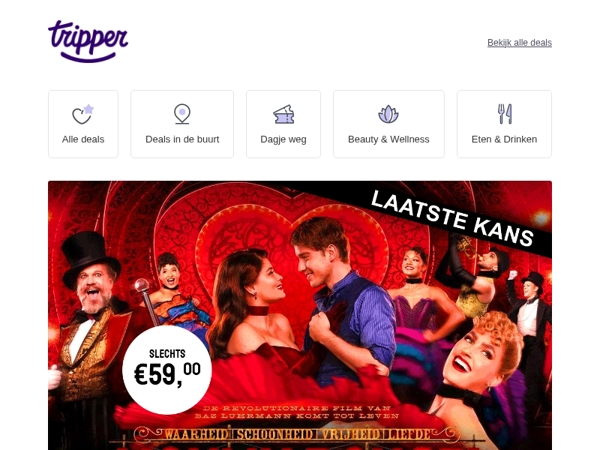 LAATSTE KANS: Moulin Rouge! De Musical ✨