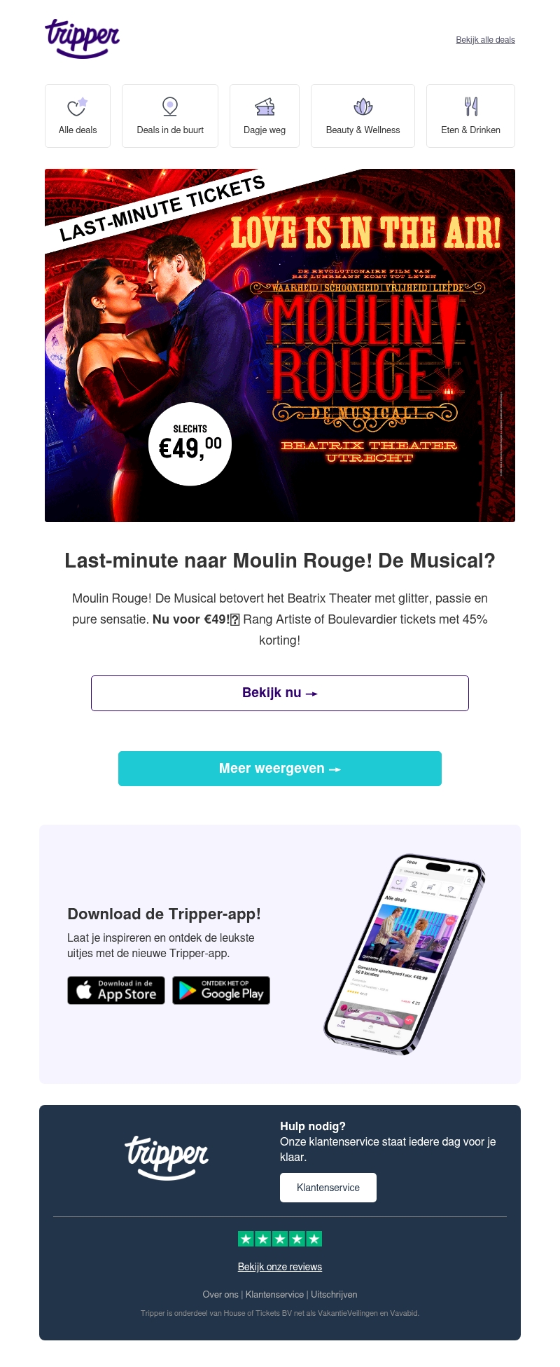 Tijdelijk verkrijgbaar: Moulin Rouge! De Musical ❤️ Tijdelijk verkrijgbaar: Moulin Rouge! De Musical ❤️