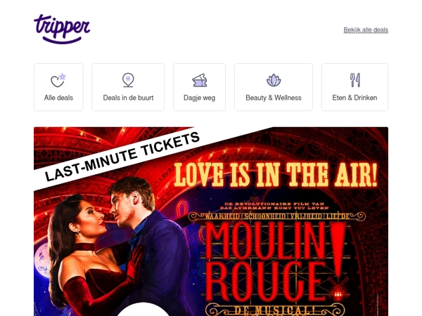 Tijdelijk verkrijgbaar: Moulin Rouge! De Musical ❤️