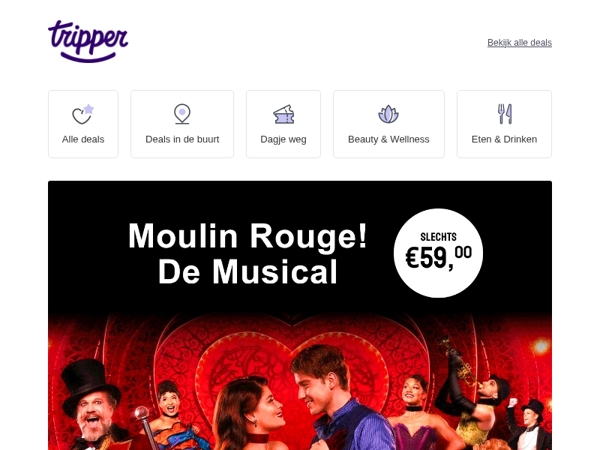 Tijdelijk verkrijgbaar: Moulin Rouge! De Musical ❤️