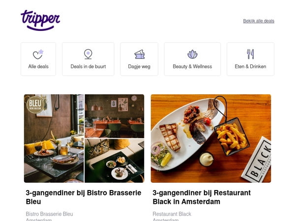 Nieuw voor jou: heel veel lekkere restaurantdeals! 😋