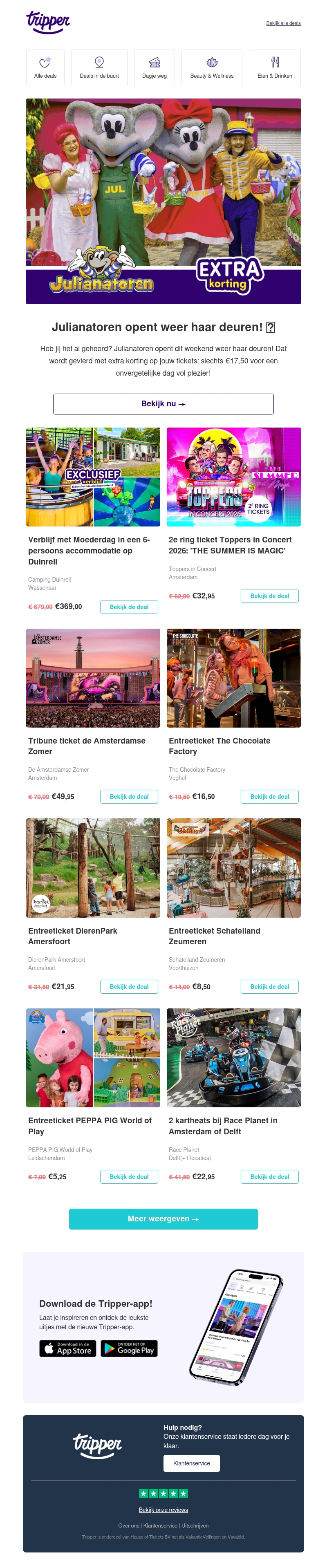 Weekendpakker! Het hele weekend éxtra korting op Julianatoren🎢 Weekendpakker! Het hele weekend éxtra korting op Julianatoren🎢