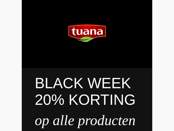 20% korting op alle kruiden en Thee van Tuana