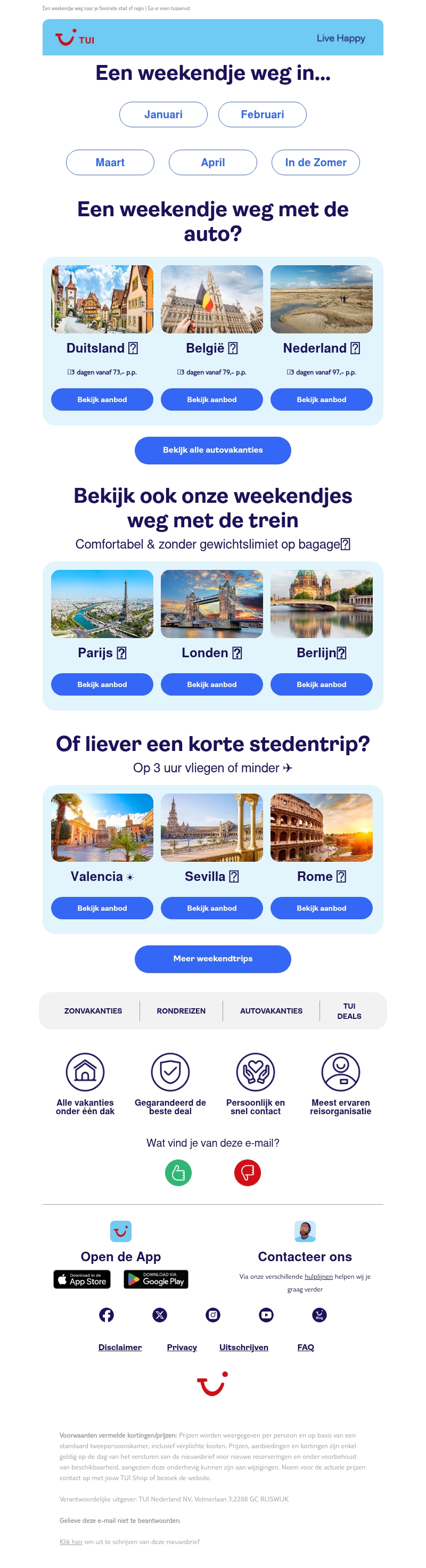 Jouw weekendje weg wacht op je... Jouw weekendje weg wacht op je...