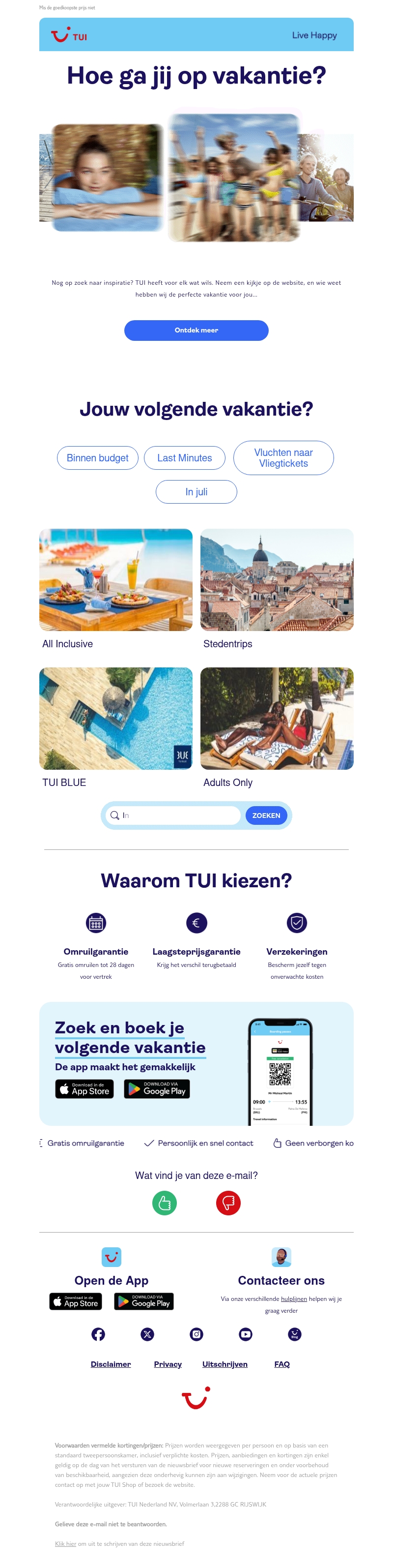 Ook zo toe aan vakantie? Ook zo toe aan vakantie?