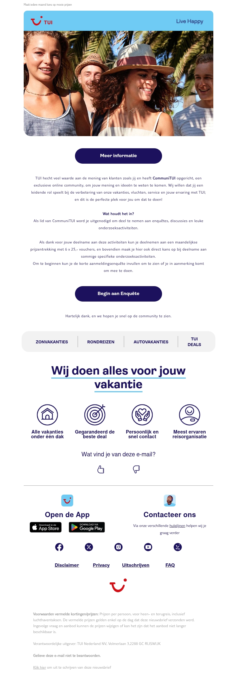 Wil je deelnemen aan de TUI research community? Wil je deelnemen aan de TUI research community?