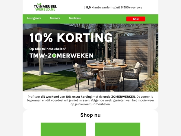 Hi , profiteer van 10% korting! 🌱💚