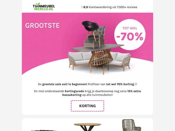 Grootste sale OOIT