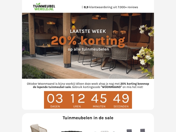 Alleen deze week nog -20%!