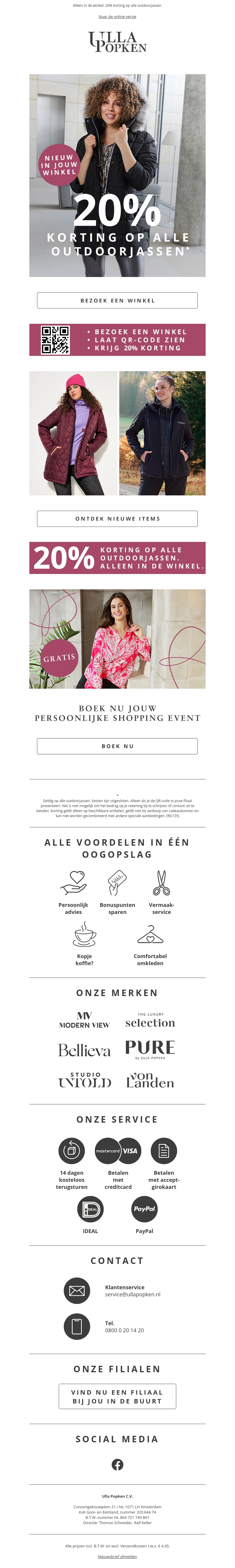 -20% ๐ฅ Je nieuwe jas staat voor je klaar -20% ๐ฅ Je nieuwe jas staat voor je klaar