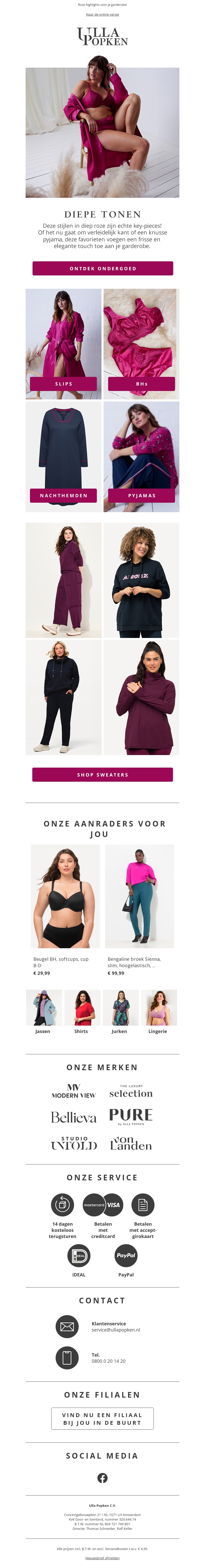 💖 Diepe roze tinten: elegante key-pieces speciaal voor jou! 💖 Diepe roze tinten: elegante key-pieces speciaal voor jou!