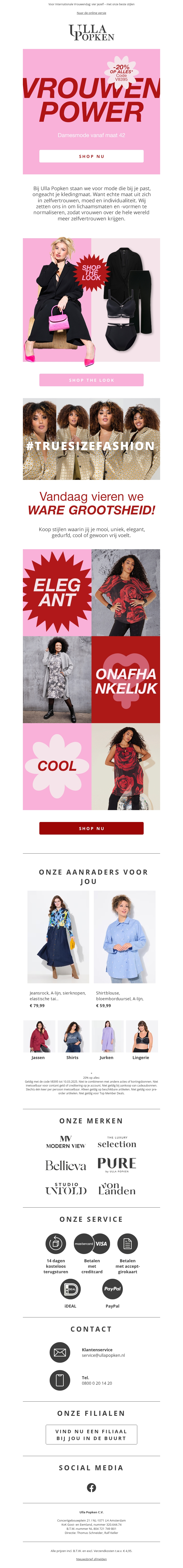 π -20% op ALLES β Mode die je nodig hebt π -20% op ALLES β Mode die je nodig hebt