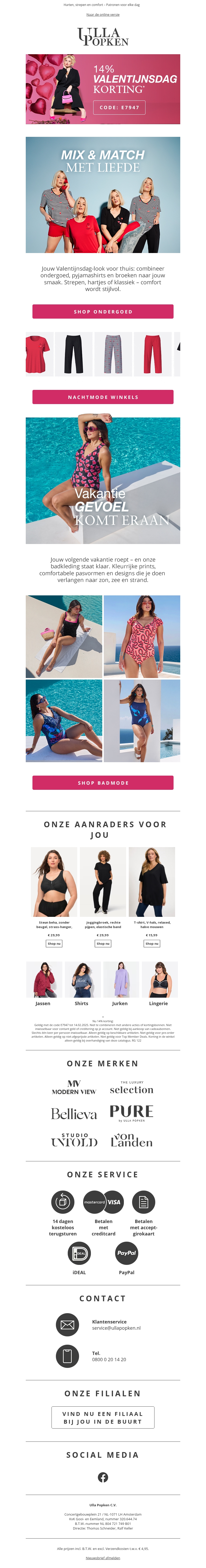 Valentijnscadeautje 💕 14% korting voor JOU Valentijnscadeautje 💕 14% korting voor JOU