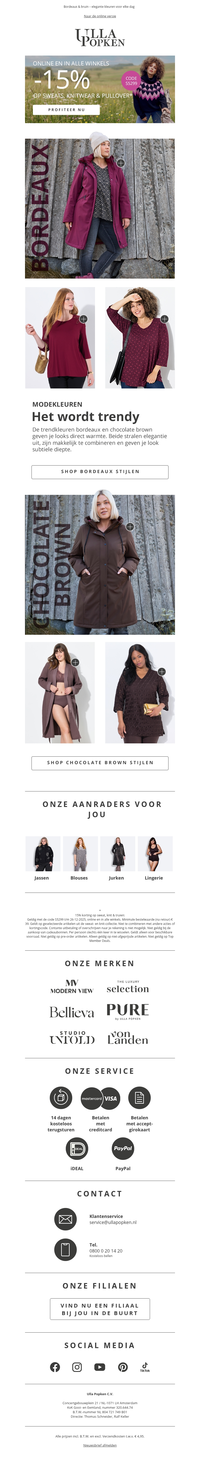 Knitwear, sweats en truien 15% Korting 🤎✨ Knitwear, sweats en truien 15% Korting 🤎✨