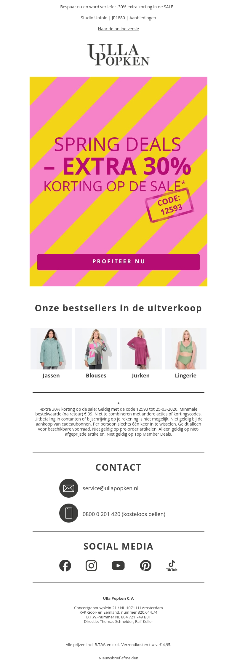 ✨ Bespaar-alert! 30% extra korting op SALE ✨ Bespaar-alert! 30% extra korting op SALE