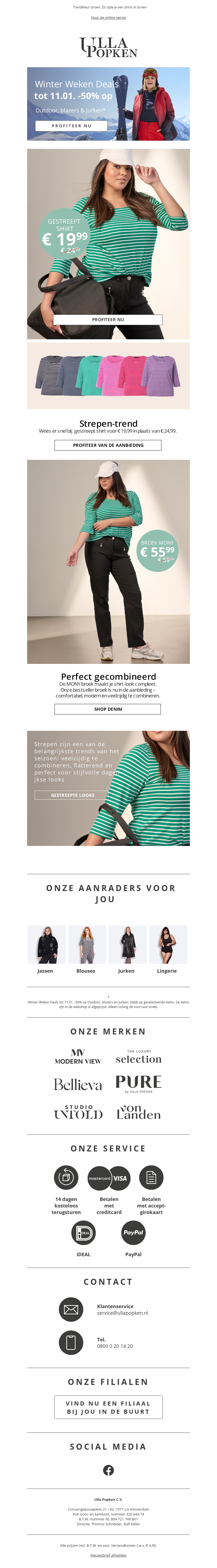⏰ Nu SALE: jassen, jurken & meer tot 50% korting ⏰ Nu SALE: jassen, jurken & meer tot 50% korting