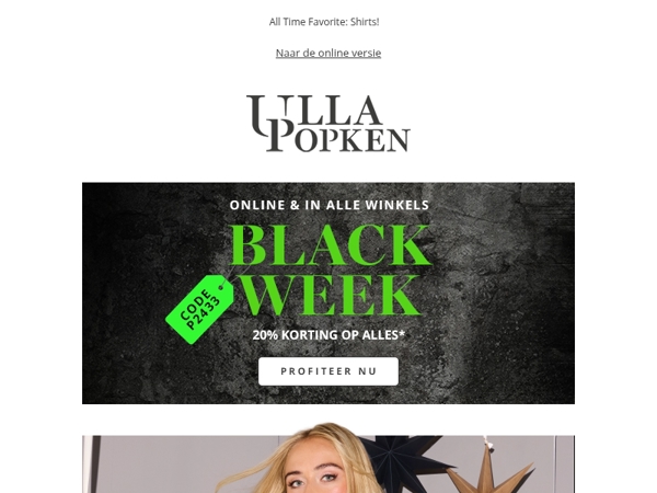 Mis het niet ⏰ 20% korting op ALLES