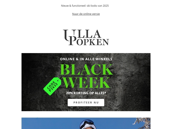 Black Week! 20% korting op ALLES 💥