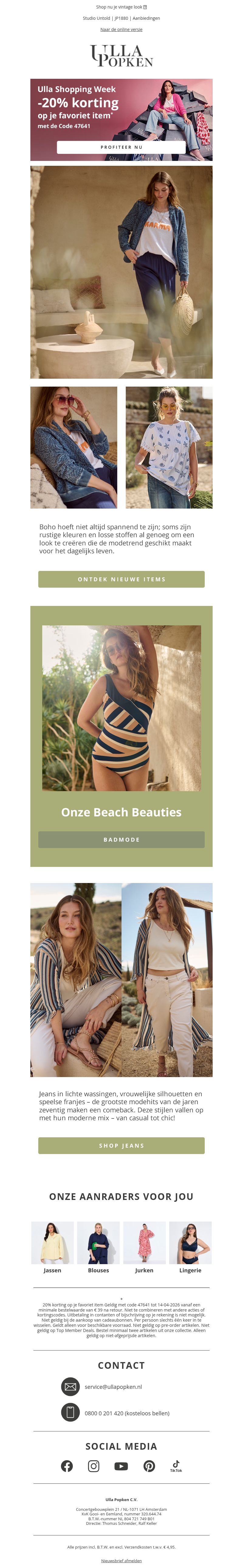 -20% korting op 1 favoriet artikel 💛 -20% korting op 1 favoriet artikel 💛