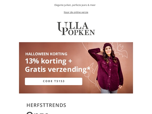  -13% korting + gratis verzending - alleen vandaag !
