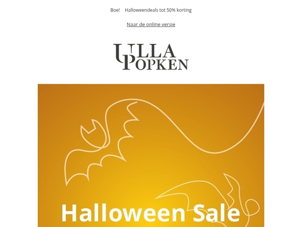 Laatste kans: Tot 50% korting 🎃 Spooky styles & fantastische prijzen