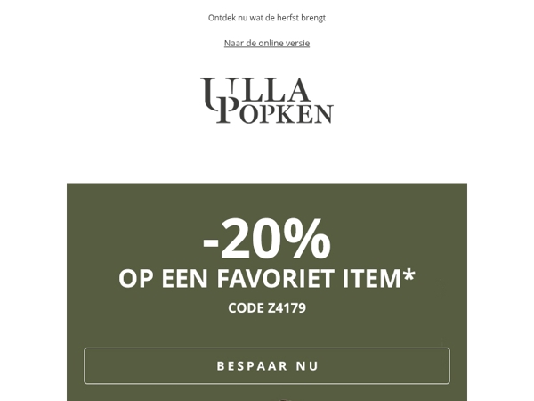 -20% op een favoriet item - inclusief blouses 💙