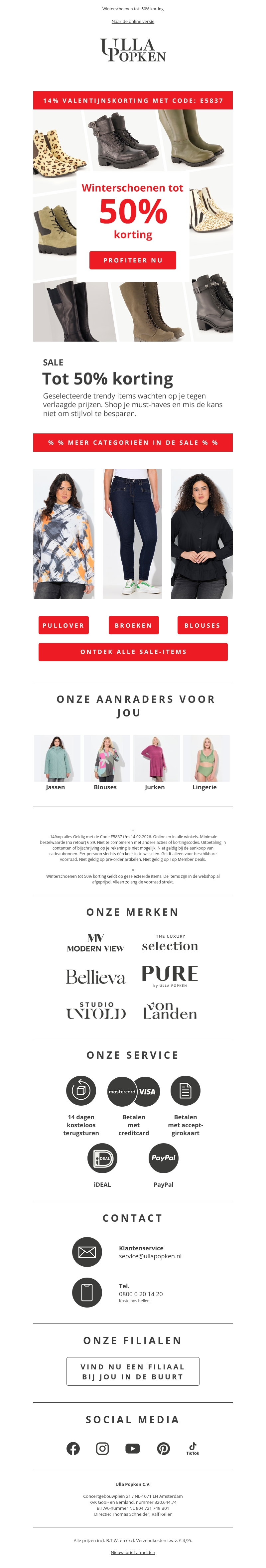 Nu 14% korting 💖 Vind jouw Valentijnslook Nu 14% korting 💖 Vind jouw Valentijnslook