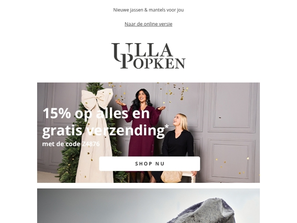 Shop outdoor en 15% korting op ALLES + gratis frakt