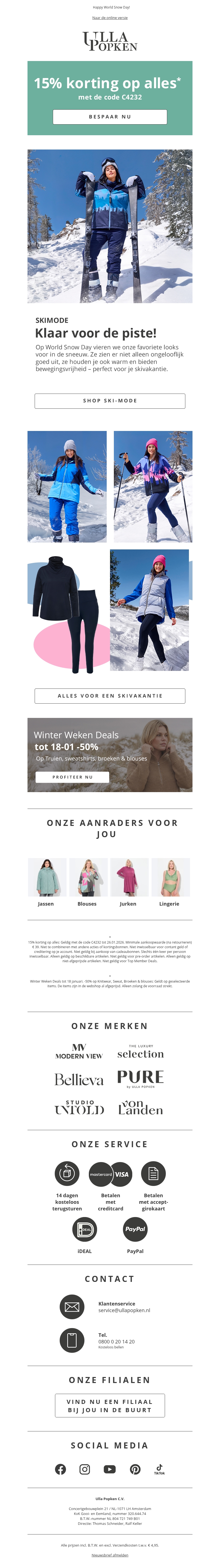 Mis het niet! ⚡15% korting op ALLES! Mis het niet! ⚡15% korting op ALLES!