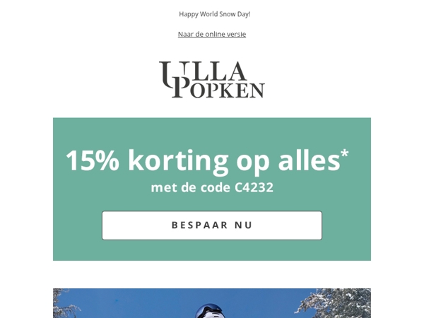 Mis het niet! ⚡15% korting op ALLES!