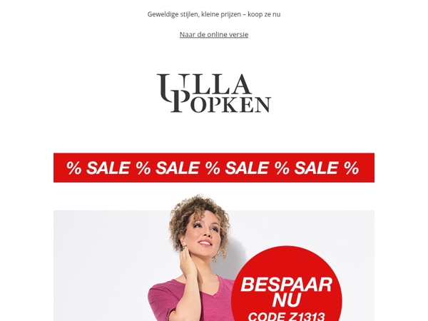 Snel: -33% of meer op afgeprijsde artikelen!