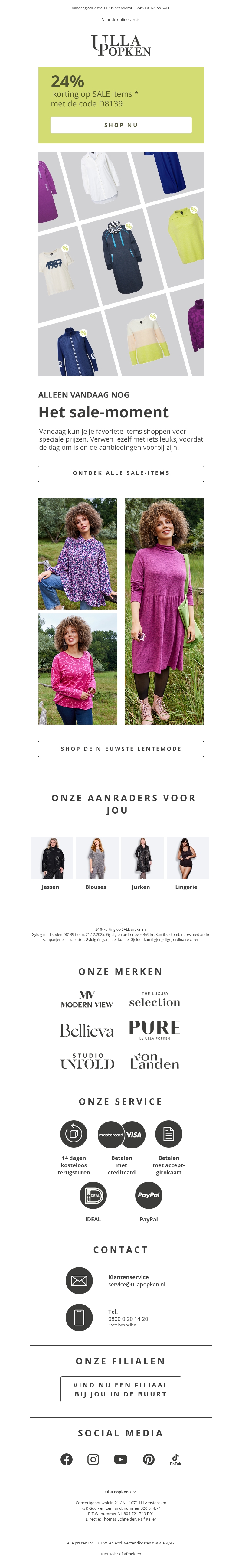 Laatste kortingsdag 🔥 24% EXTRA op SALE Laatste kortingsdag 🔥 24% EXTRA op SALE